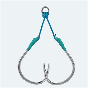  ASSIST BKK LIGHT SLOW JIGGING GAFF-R SF8065-CD HOOKS  2PCS